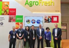 The team of AgroFresh, second from right is Lan Bi.